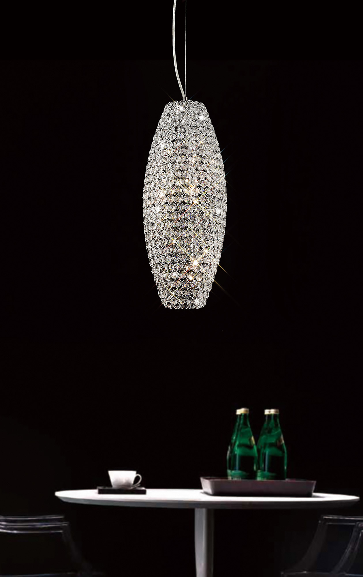 Kos Crystal Table Lamps Diyas Designer Table Lamps
